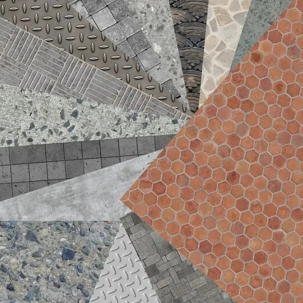 2pcs Floor Simulating Stickers