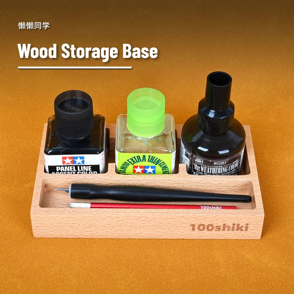 Wood Base for Glue / Panel Liner Paint / Markers