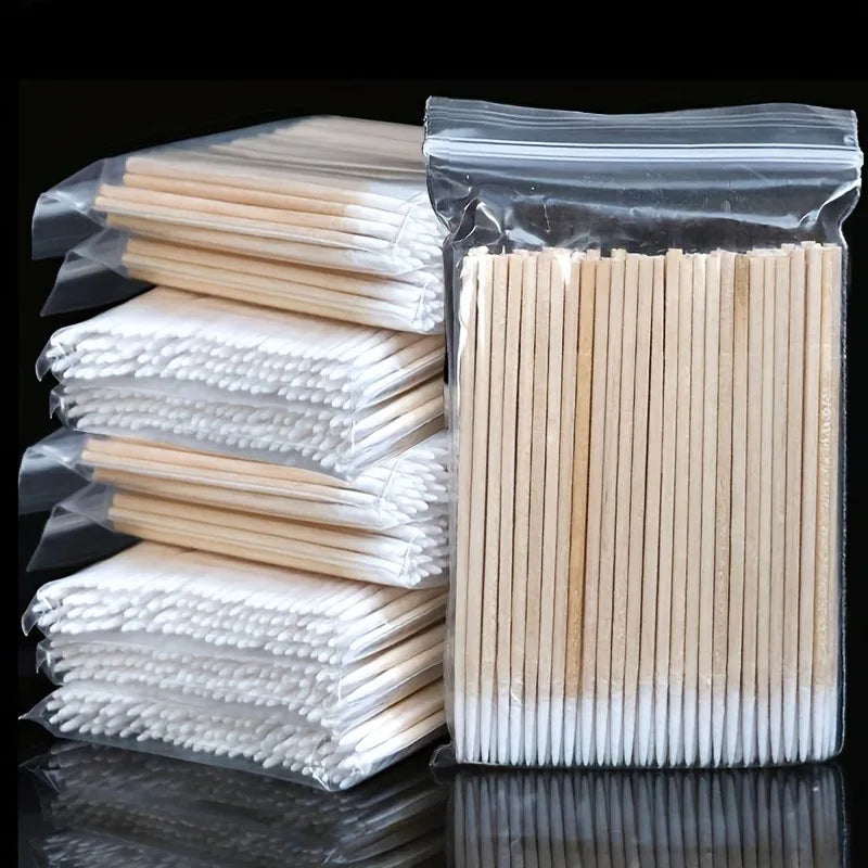 100/300/900pcs Disposable Micro Cotton Swabs