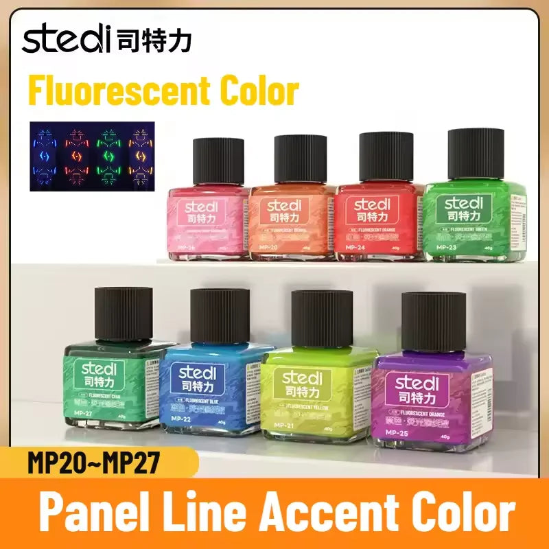 Stedi 40g Water-based Fluorescent Panel Liner Paints