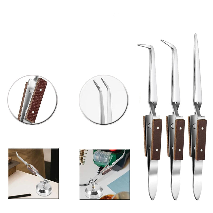 Pinzette a Contrappeso Con o Senza Base Ponderata