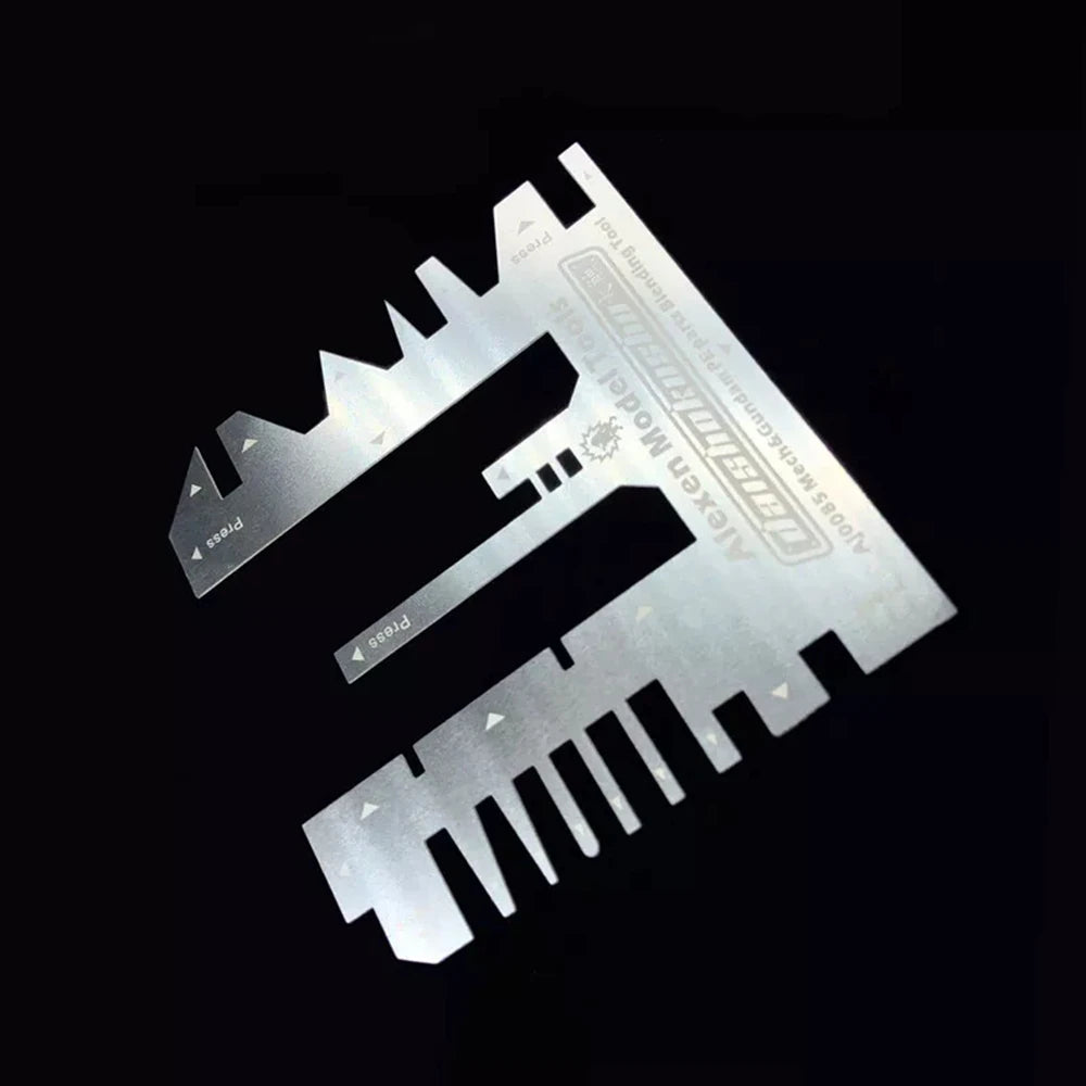 Photo Etch Bending Tool With Auxiliary Ruler