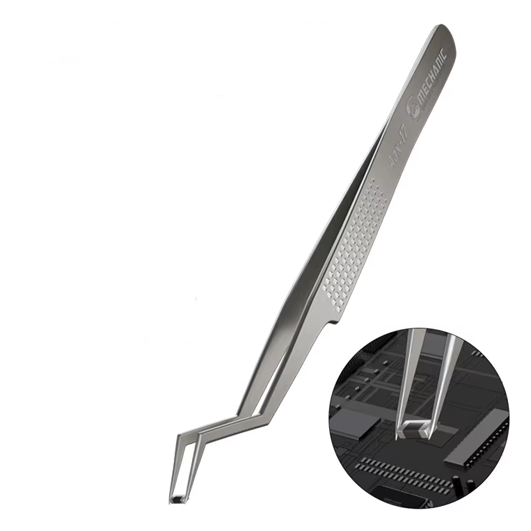 Double-angled Fine Tweezers