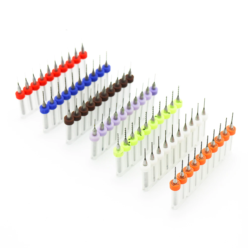 0.1 to 2.0mm Carbide Micro Drill Bits sets