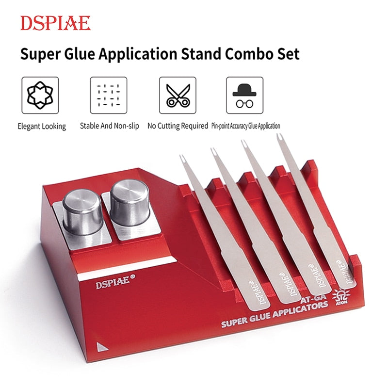 DSPIAE Super Glue Application Stand + Applicators