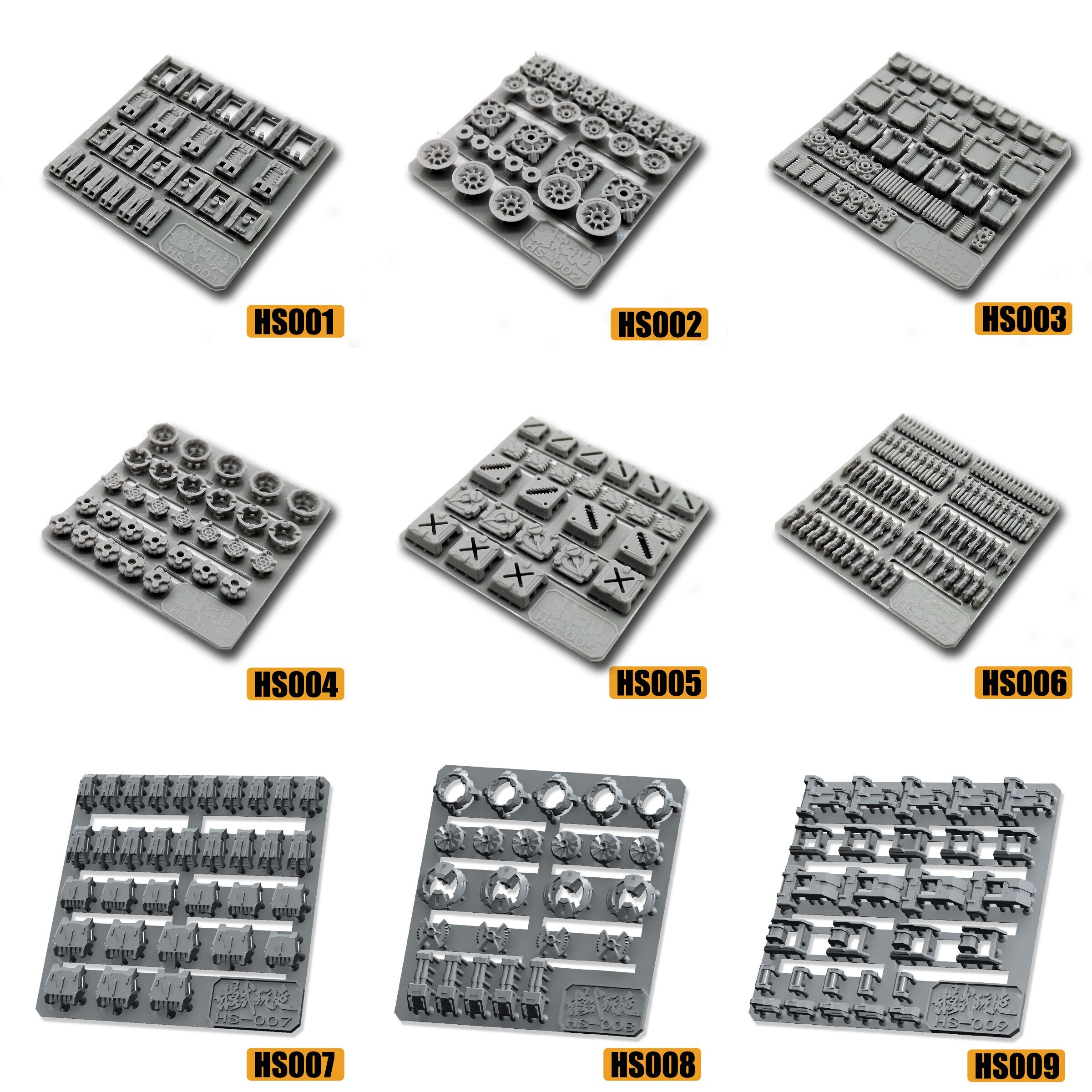 Detailing Parts For Gunplas (28 Models Available)