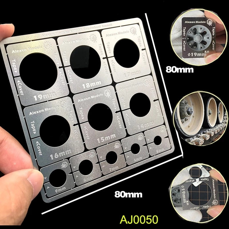 1/35 General Purpose Stencils For AFV Wheels