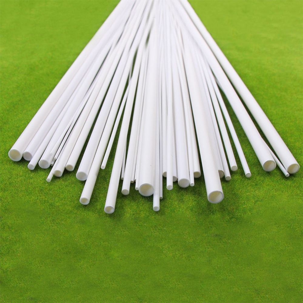 40pcs 2~10mm ABS Round Tubes