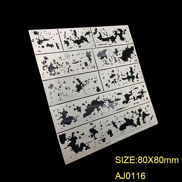 Paint falling and damage Stencils